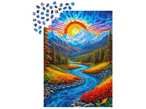 Puzzle 1000 piese Enjoy – Sunrise Landscape [2]