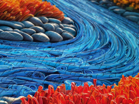 Puzzle 1000 piese Enjoy – Sunrise Landscape [4]