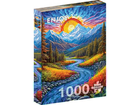 Noutati - Puzzle 1000 piese Enjoy – Sunrise Landscape