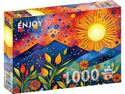 Puzzle - Puzzle 1000 piese Enjoy – Sunset Rain