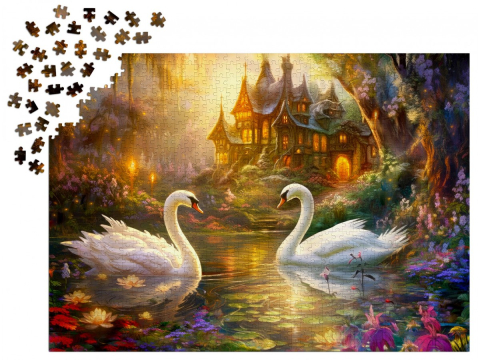 Puzzle 1000 piese Enjoy – Swan Song [2]