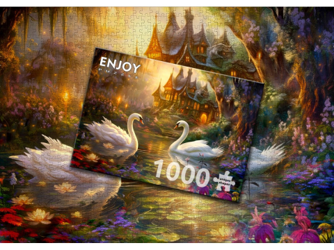 Puzzle 1000 piese Enjoy – Swan Song [3]