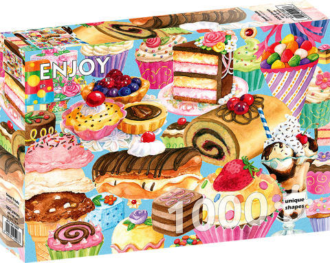 Puzzle 1000 piese - Puzzle 1000 piese Enjoy – Sweet Treats