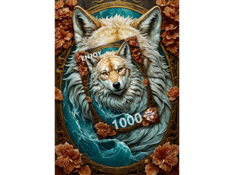 Puzzle 1000 piese Enjoy – The Wolf [3]