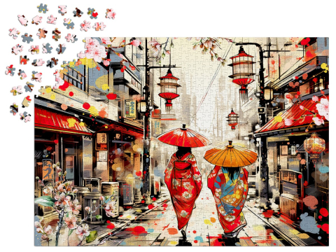 Puzzle 1000 piese Enjoy – Tokyo Stroll [2]