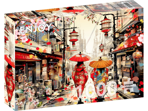Puzzle - Puzzle 1000 piese Enjoy – Tokyo Stroll