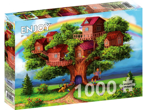 Puzzle - Puzzle 1000 piese Enjoy – Treehouses
