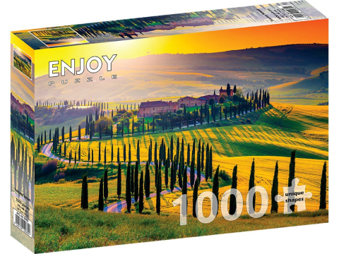 Puzzle 1000 piese - Puzzle 1000 piese Enjoy – Tuscany Sunset