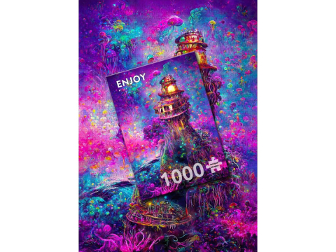 Puzzle 1000 piese Enjoy – Underwater Lighthouse [3]
