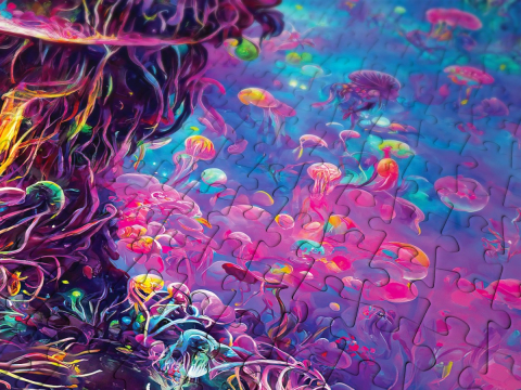 Puzzle 1000 piese Enjoy – Underwater Lighthouse [4]