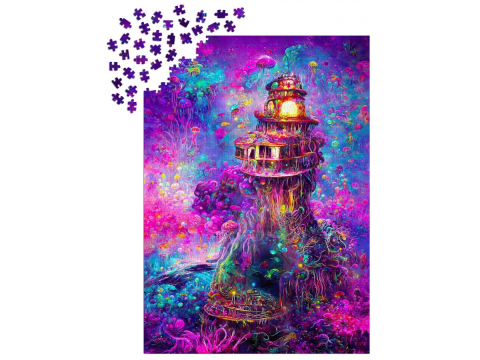 Puzzle 1000 piese Enjoy – Underwater Lighthouse [2]