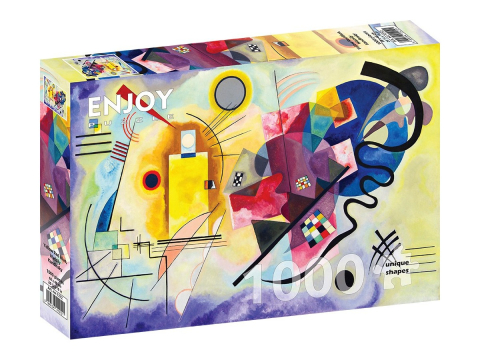 Puzzle 1000 piese - Puzzle 1000 piese Enjoy – Vassily Kandinsky: Yellow Red Blue