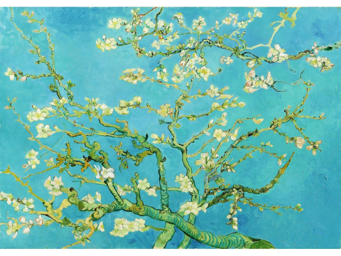 Puzzle 1000 piese Enjoy – Vincent van Gogh: Almond Blossom [1]