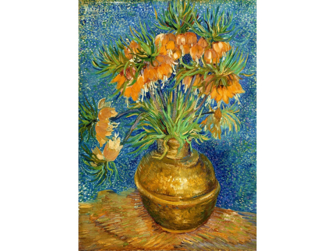 Puzzle 1000 piese Enjoy – Vincent van Gogh: Fritillaries in a Copper Vase [1]