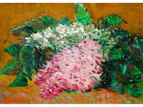 Puzzle 1000 piese Enjoy – Vincent van Gogh: Still Life Painting of Lilacs [1]