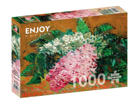Puzzle - Puzzle 1000 piese Enjoy – Vincent van Gogh: Still Life Painting of Lilacs