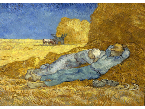 Puzzle 1000 piese Enjoy – Vincent van Gogh: The Siesta [1]