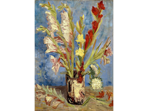 Puzzle 1000 piese Enjoy – Vincent van Gogh: Vase with Gladioli and Chinese Asters [1]