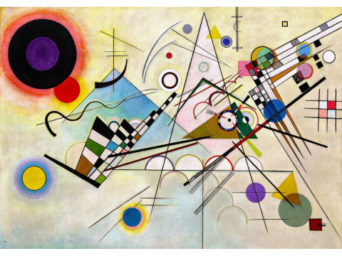 Puzzle 1000 piese Enjoy – Wassily Kandinsky: Composition VIII [1]