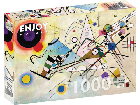 Puzzle 1000 piese - Puzzle 1000 piese Enjoy – Wassily Kandinsky: Composition VIII