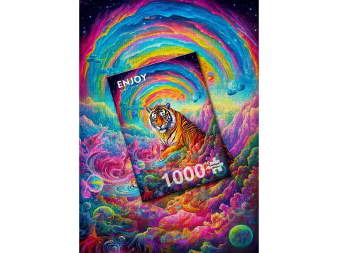Puzzle 1000 piese Enjoy – Where Tigers Reign [3]