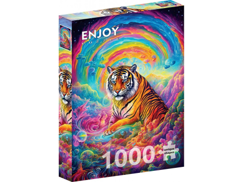 Puzzle - Puzzle 1000 piese Enjoy – Where Tigers Reign