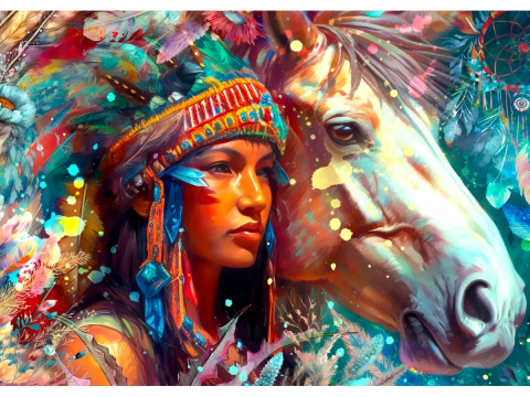 Puzzle 1000 piese Enjoy – Wild Spirit [1]