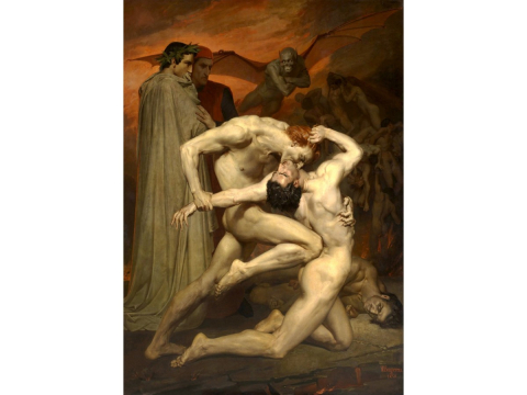 Puzzle 1000 piese Enjoy – William Bouguereau: Dante and Virgil [1]