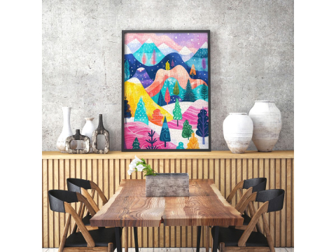 Puzzle 1000 piese Enjoy – Winter’s Palette [5]