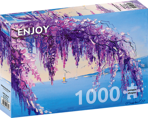Puzzle 1000 piese - Puzzle 1000 piese Enjoy – Wisteria by the Sea