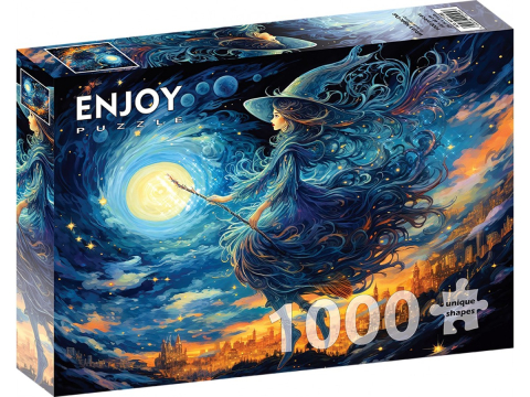 Puzzle - Puzzle 1000 piese Enjoy – Witch’s Night Out