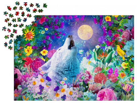 Puzzle 1000 piese Enjoy – Wolf Moon [2]