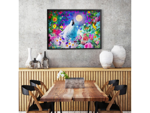 Puzzle 1000 piese Enjoy – Wolf Moon [5]