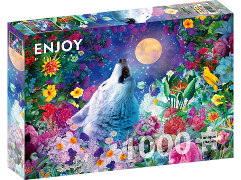Puzzle - Puzzle 1000 piese Enjoy – Wolf Moon