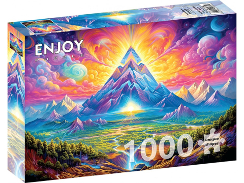 Puzzle - Puzzle 1000 piese Enjoy – Woodland Pyramids