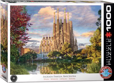 Puzzle - Puzzle 1000 piese Eurographics Barcelona Sagrada Familia