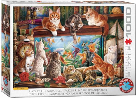 Noutati - Puzzle 1000 piese Eurographics Cats by Aquarium