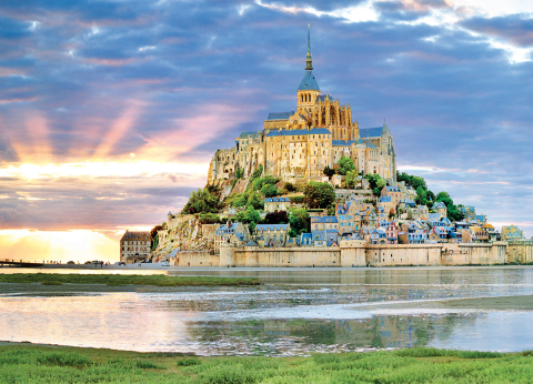Puzzle 1000 piese Eurographics Mont Saint-Michel France [1]