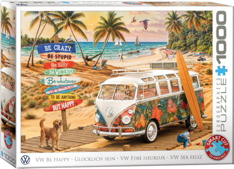 Noutati - Puzzle 1000 piese Eurographics VW Be Happy