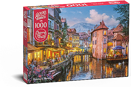 Puzzle 1000 piese - Puzzle 1000 piese Evening in Annecy 30257 Cherry Pazzi