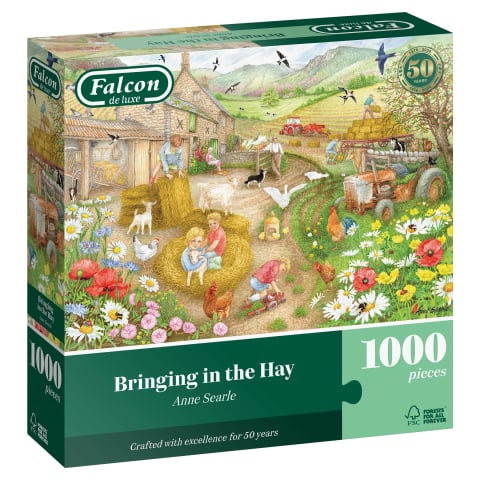 Puzzle - Puzzle 1000 piese Falcon Bringing in the Hay Anne Searle