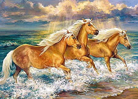 Puzzle 1000 piese Fantasea Ponies 30424 Cherry Pazzi [2]