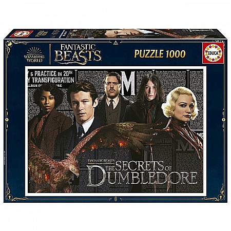 Puzzle - Puzzle 1000 piese Fantastic Beasts Educa 19493