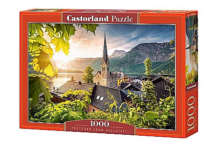Puzzle 1000 piese - Puzzle 1000 piese Felicitare din Hallstatt 104543