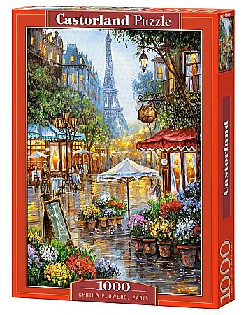 Puzzle 1000 piese - Puzzle 1000 piese Flori de primavara, la Paris 103669