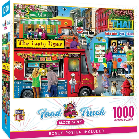 Puzzle 1000 piese - Puzzle 1000 piese Food Truck Block Party