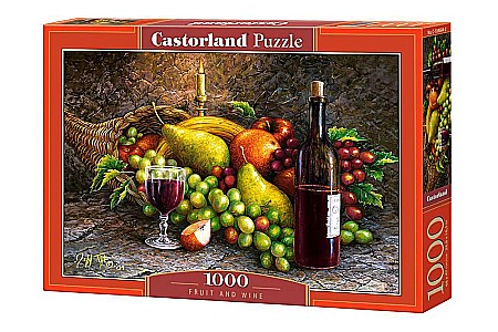 Puzzle 1000 piese - Puzzle 1000 piese Fruit and Wine 104604