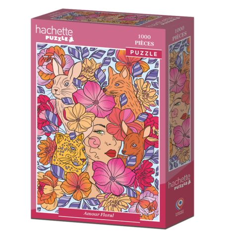 Puzzle - Puzzle 1000 piese Hachette Amour Floral