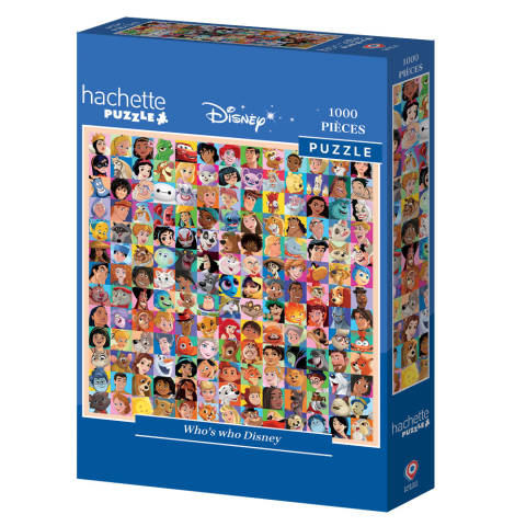 Puzzle - Puzzle 1000 piese Hachette Who’s Who Disney