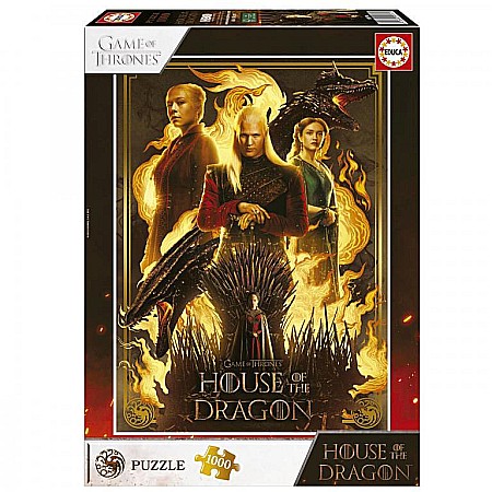 Puzzle 1000 piese - Puzzle 1000 piese House of the Dragon Educa 19574